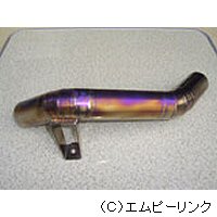 チタン製パイピング(エアクリ〜タービン)